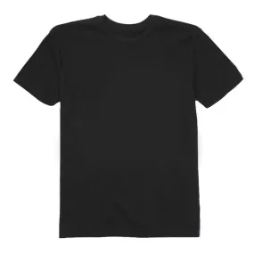 Khanomak Kids Girls Short Sleeve Solid Plain 100% Cotton Crew Neck T-shirts in Various Colors