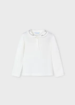 Knit Pinafore and L/S Polo/Mayoral