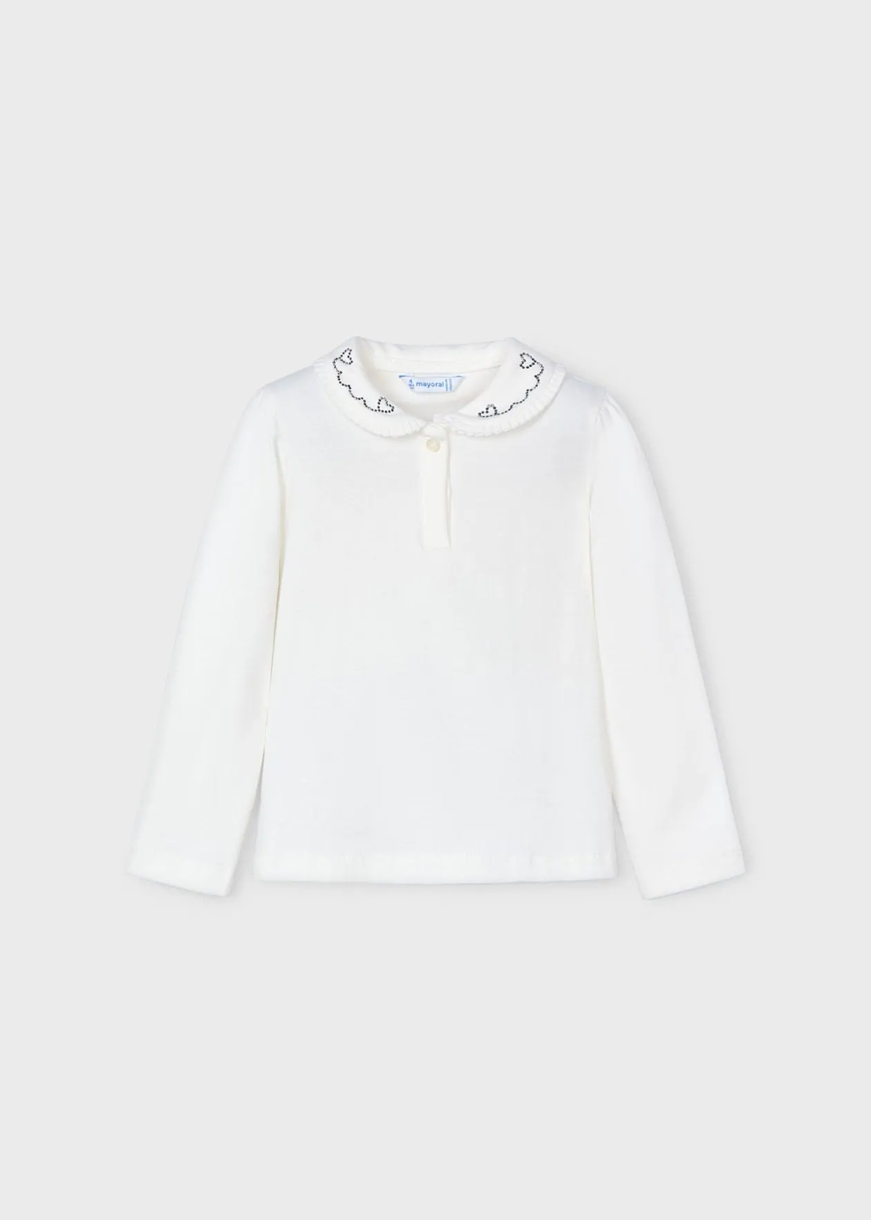 Knit Pinafore and L/S Polo/Mayoral