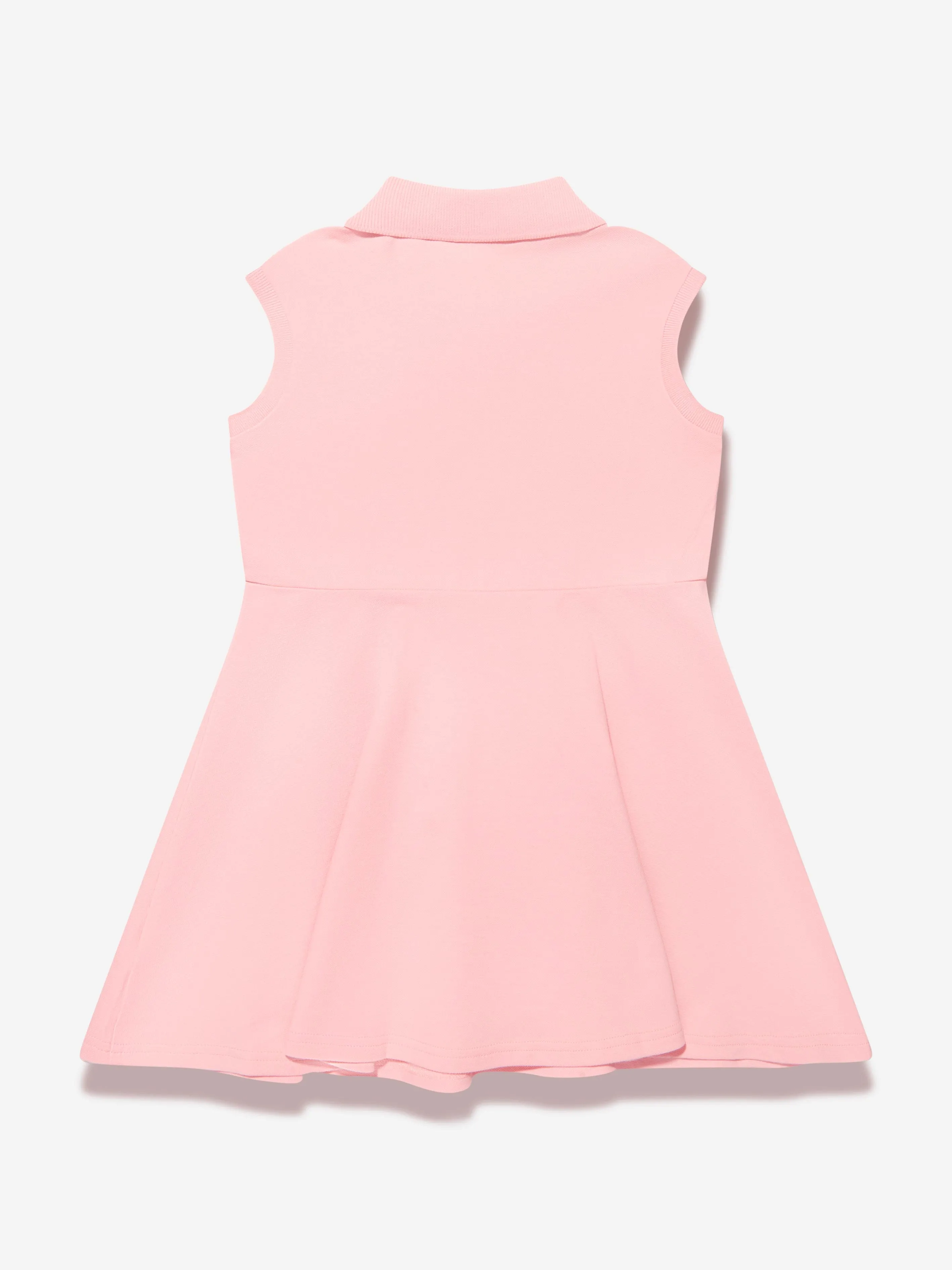Lacoste Girls Sleeveless Polo Dress in Pink