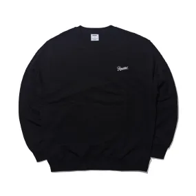 LOGO EMBROIDERY CREWNECK BLACK