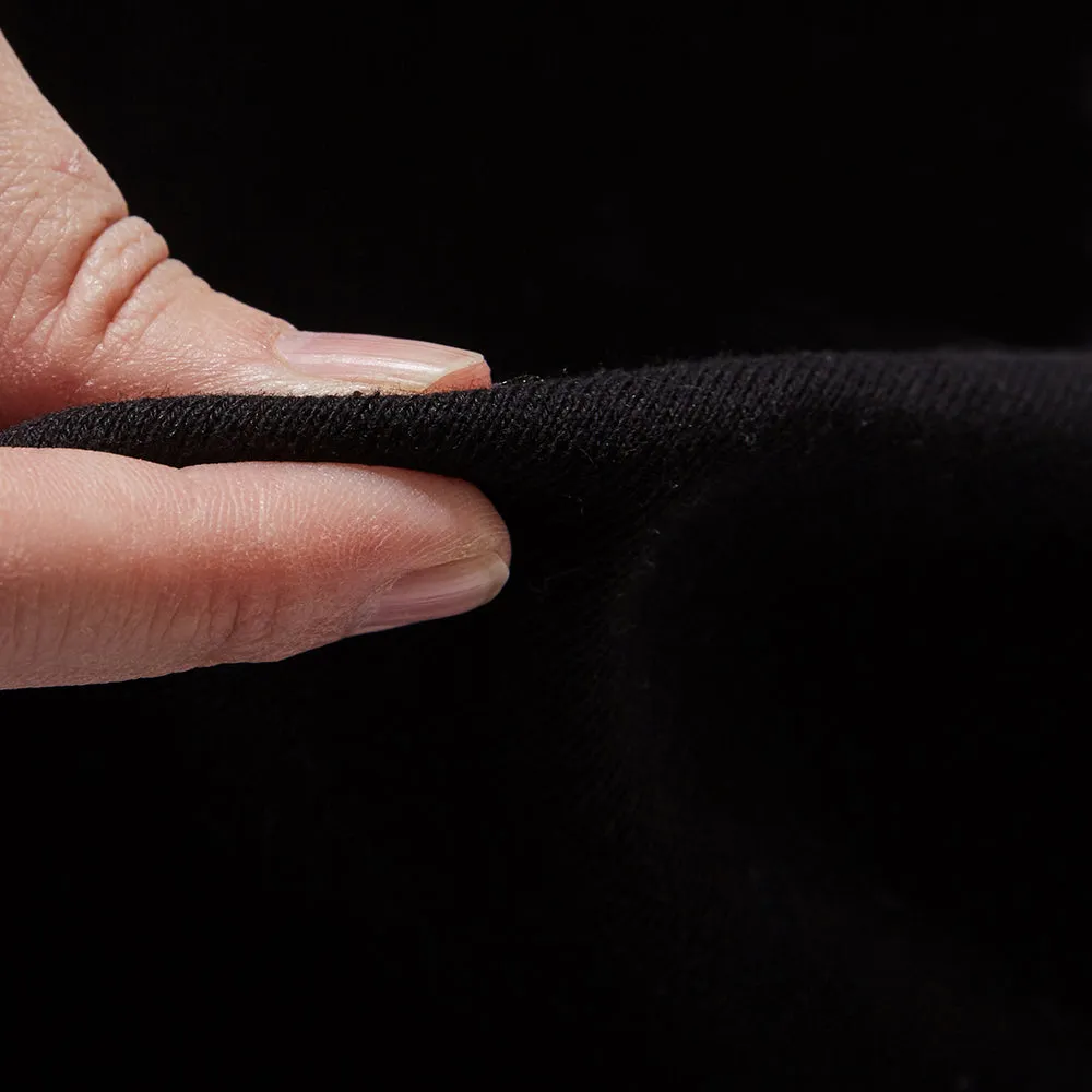 LOGO EMBROIDERY CREWNECK BLACK