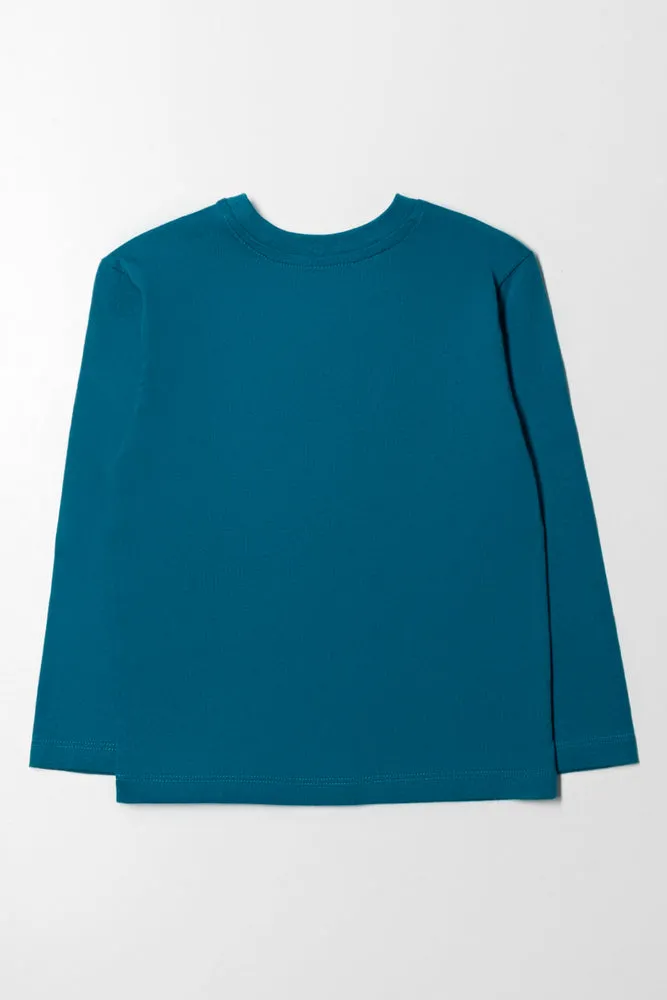 Long Sleeve T-Shirt Teal