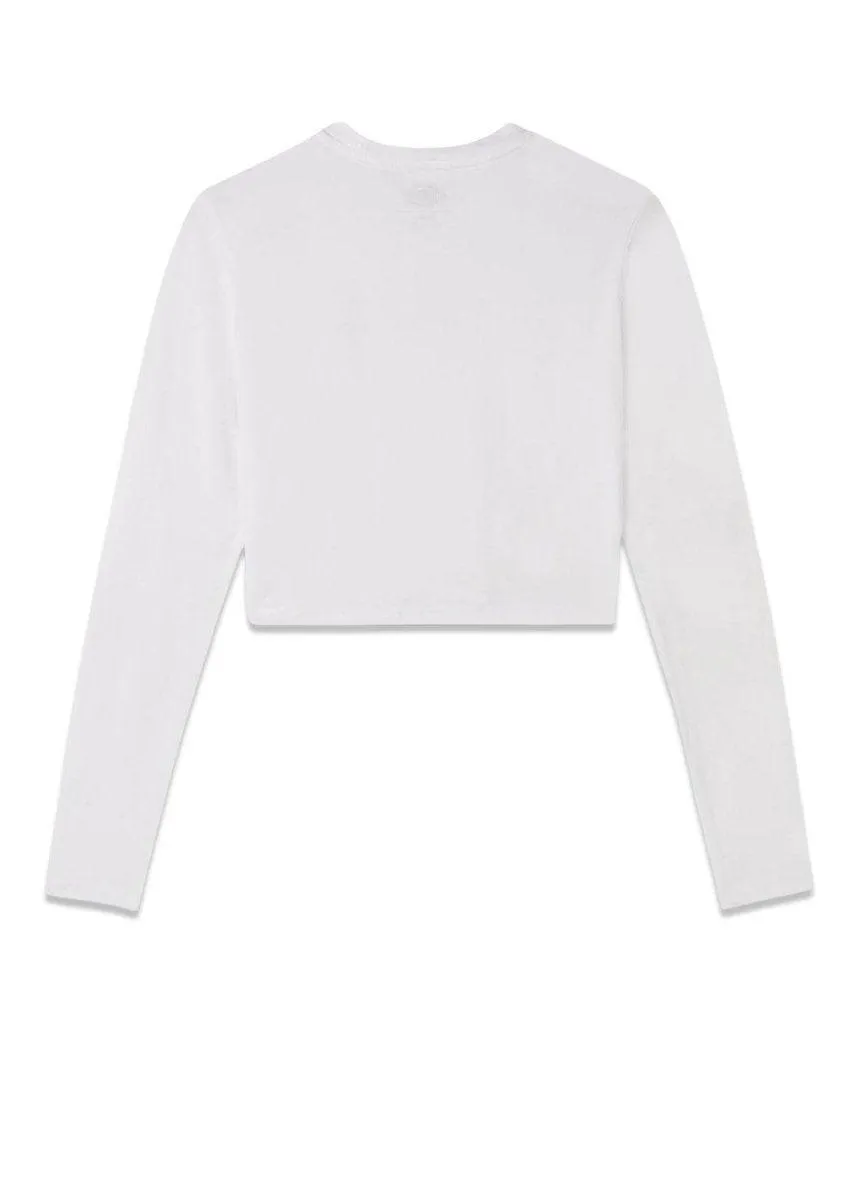 Maple Valley Tee LS - White