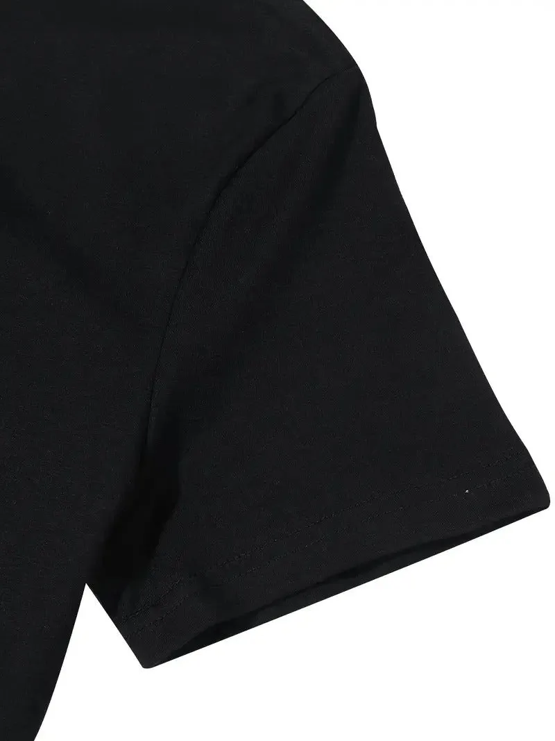 Men's front printed T-shirt