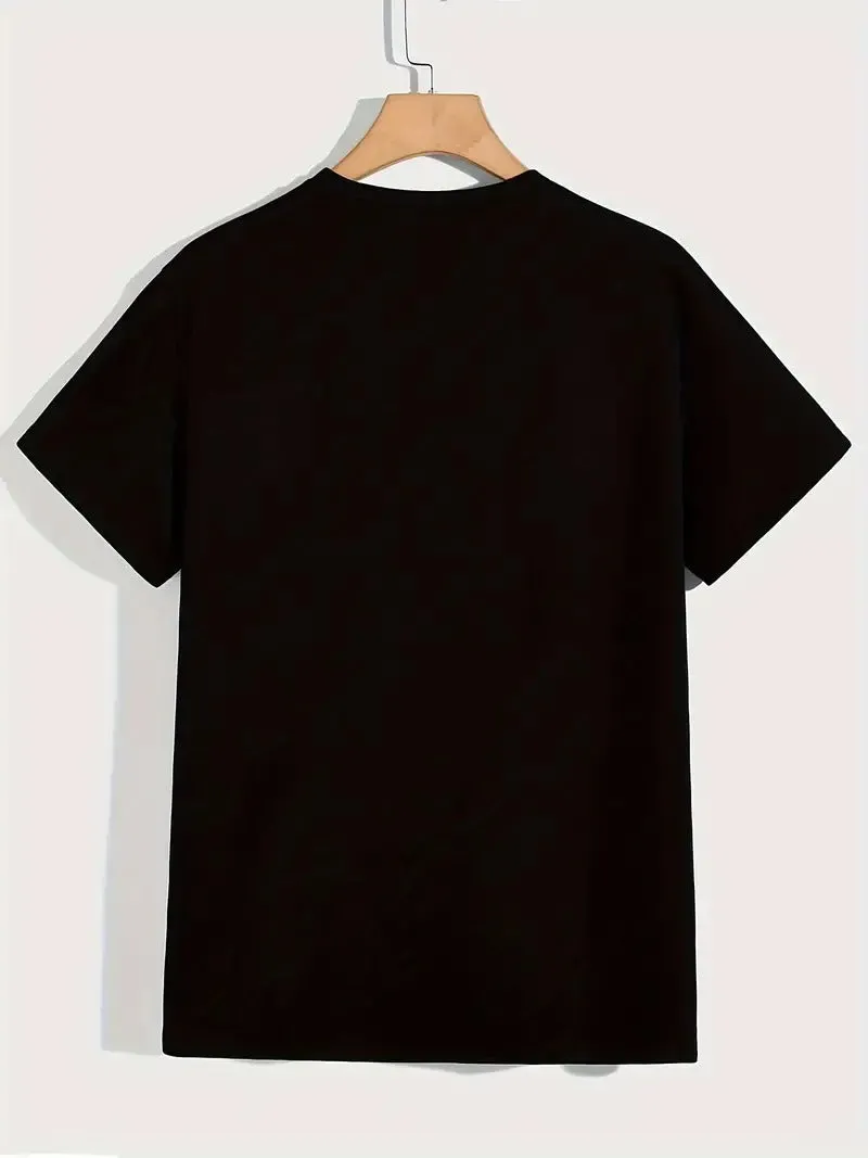 Men's front printed T-shirt
