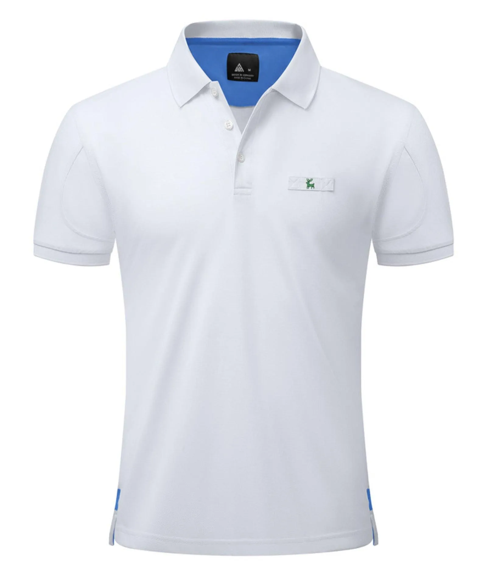 Men's Solid Color Slim Fit Polo Shirt-ZPK007893