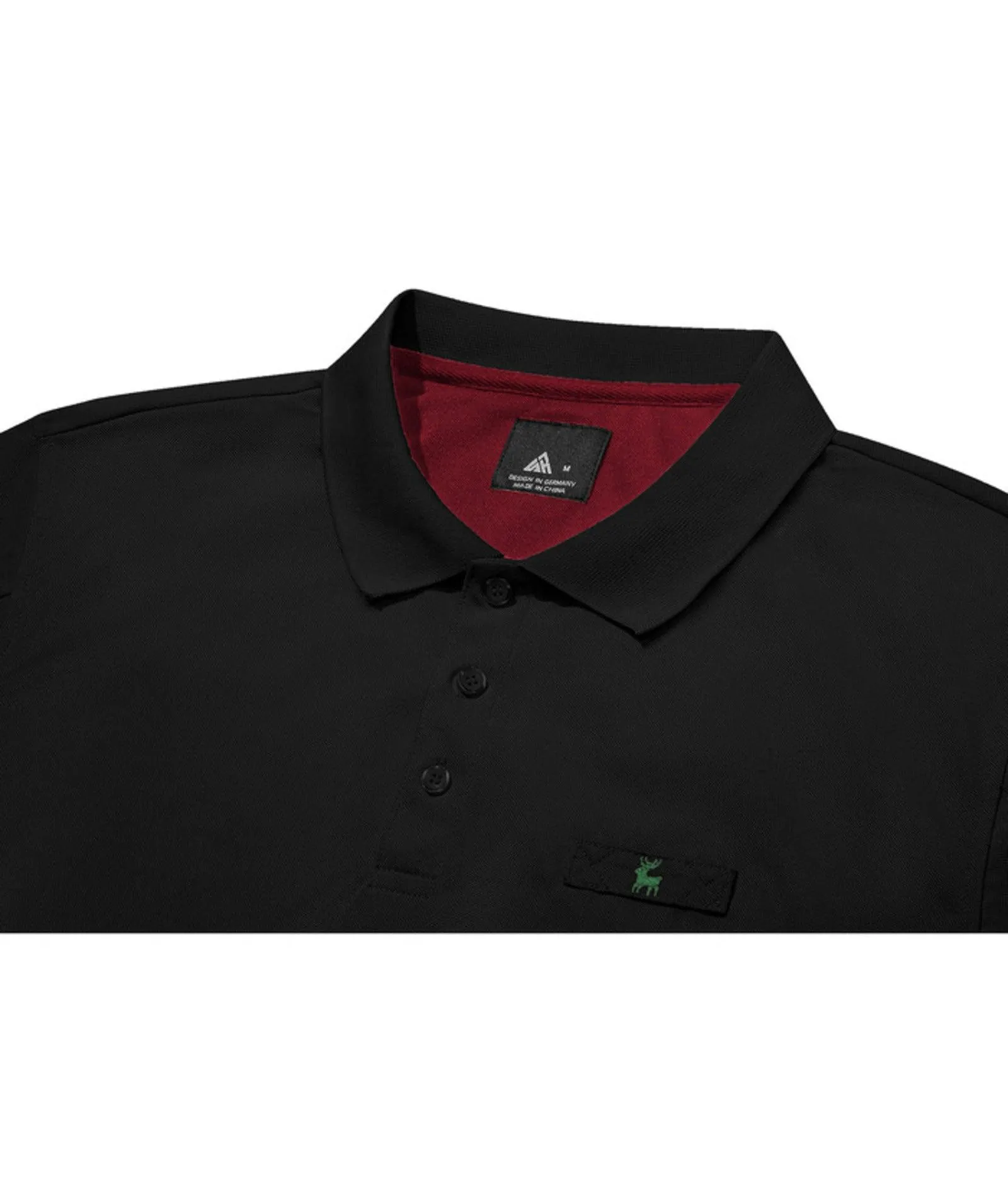 Men's Solid Color Slim Fit Polo Shirt-ZPK007893
