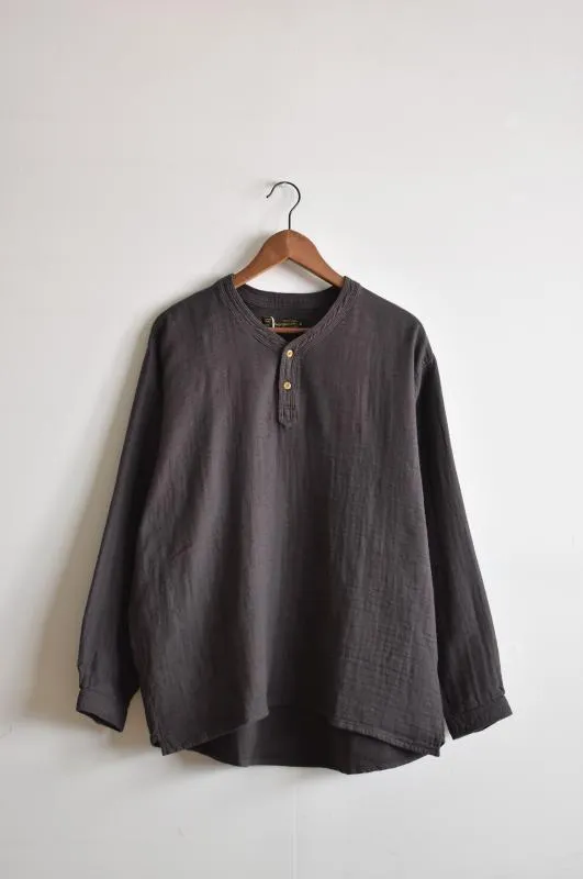 「nasngwam」vagarant shirt -charcoal-