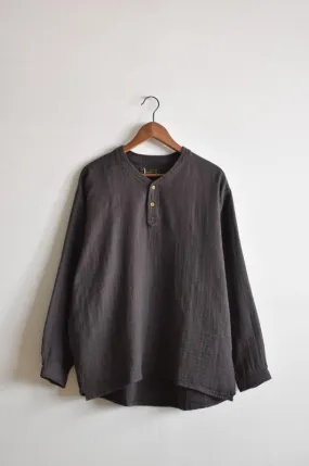 「nasngwam」vagarant shirt -charcoal-