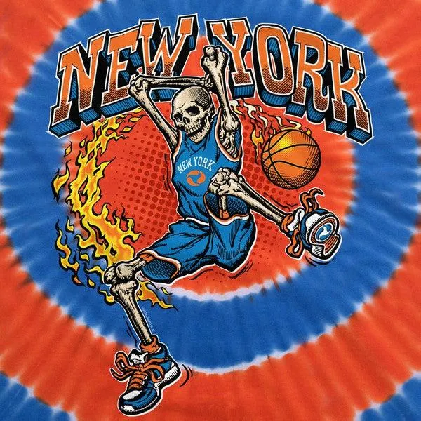 New York Slam Dunk T-Shirt Multi Tie Dye