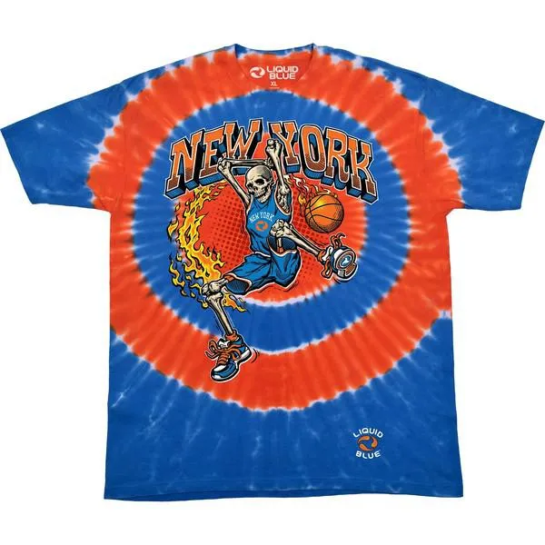New York Slam Dunk T-Shirt Multi Tie Dye