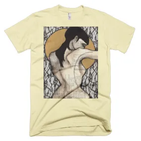 Newspaper Illustration Short Sleeve Men's T-shirt