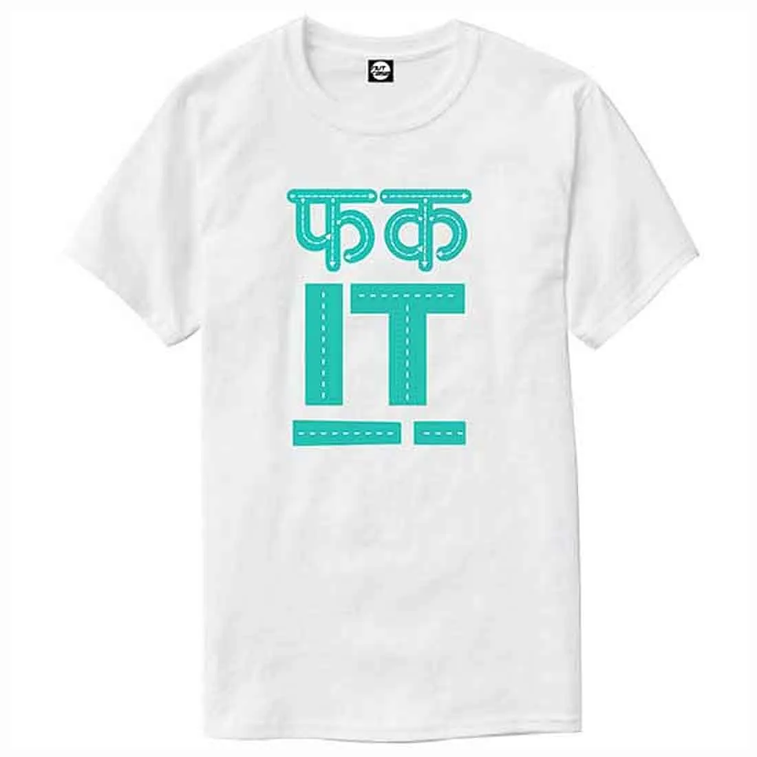 Nutcase Designer Round Neck Men's T-Shirt Wrinkle-Free Poly Cotton Tees - FK IT
