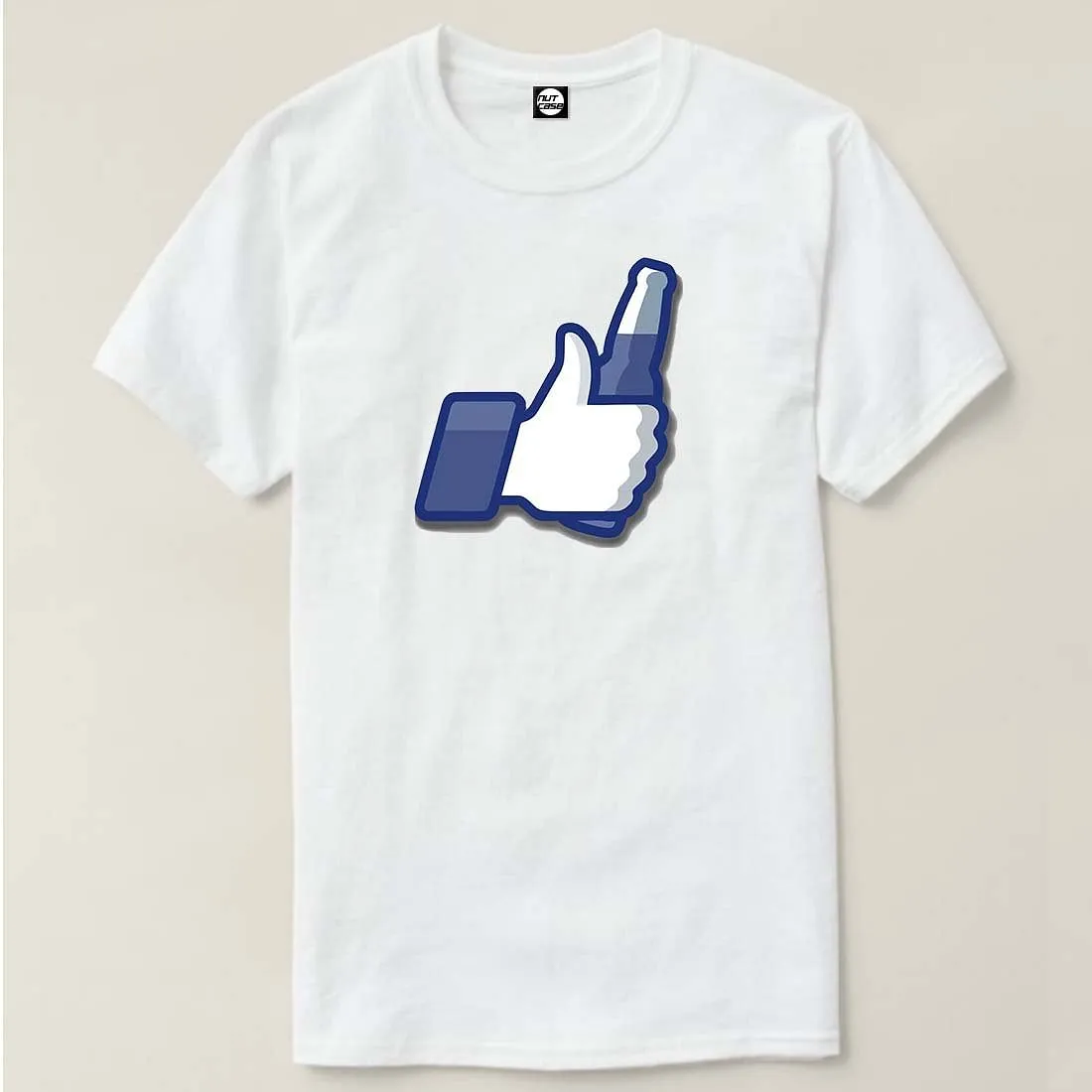 Nutcase Designer Round Neck Men's T-Shirt Wrinkle-Free Poly Cotton Tees - Like