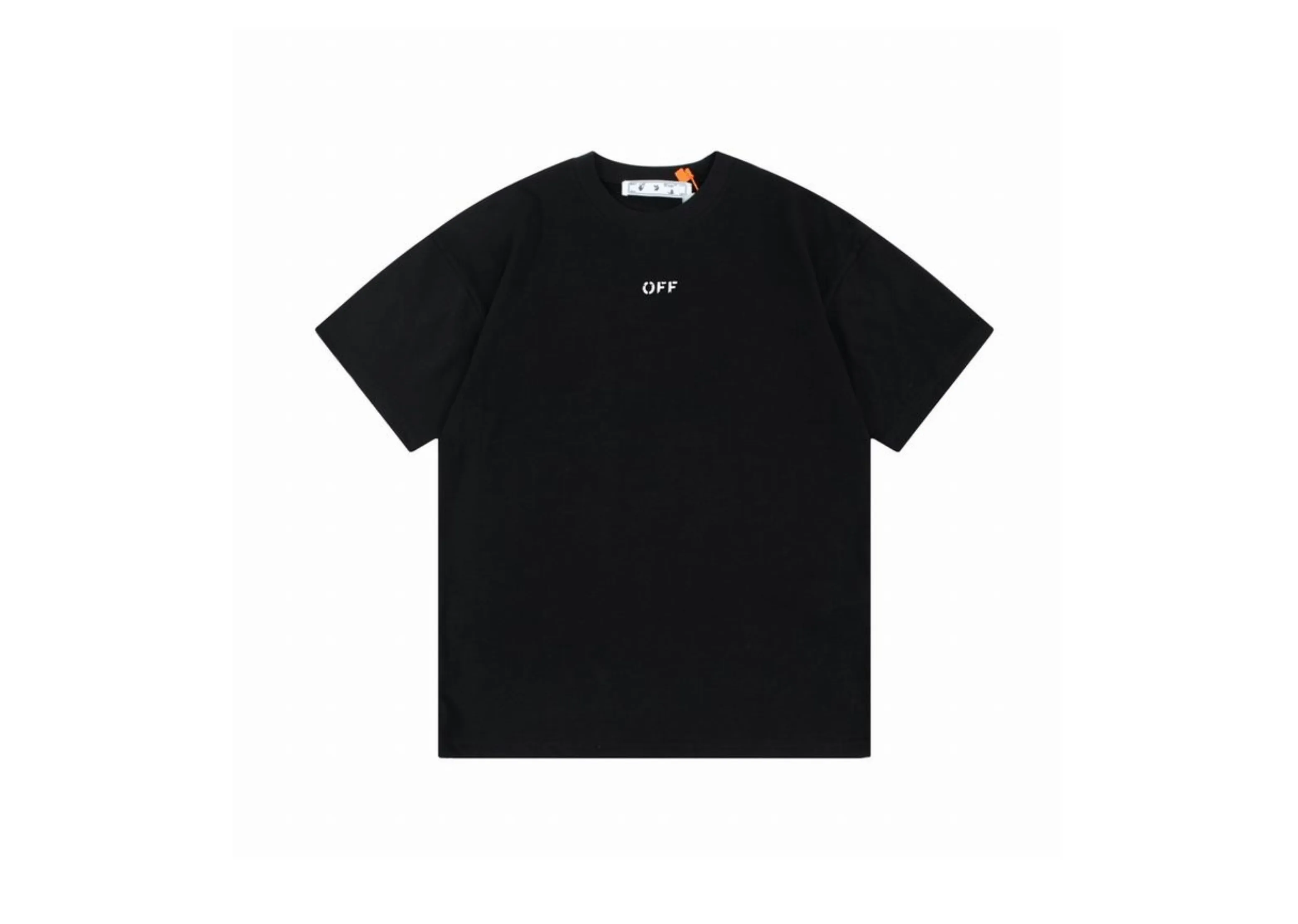 Off-White - Printed Black And White T-Shirt