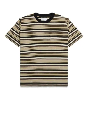 Paul Stripe Tee - Camel