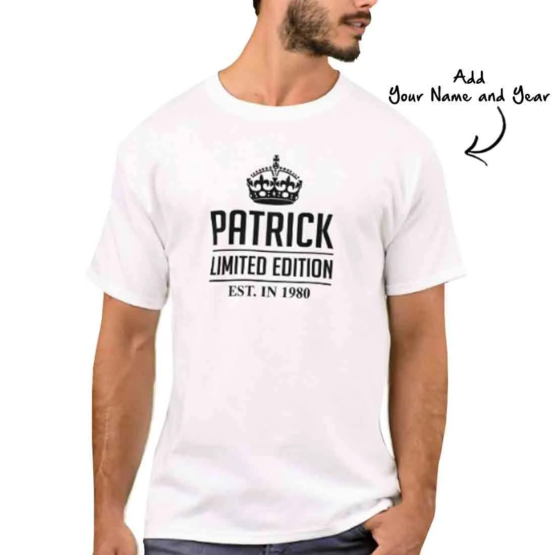 Personalized   Men's T-Shirt Poly Cotton Tees  - Limited Edition