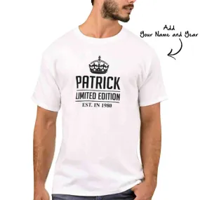 Personalized   Men's T-Shirt Poly Cotton Tees  - Limited Edition