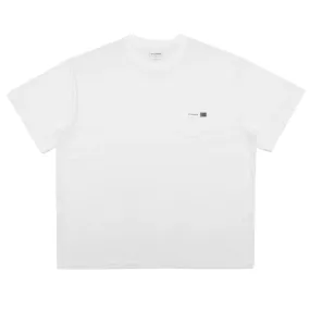 Primary Pocket T-Shirt White - AW24