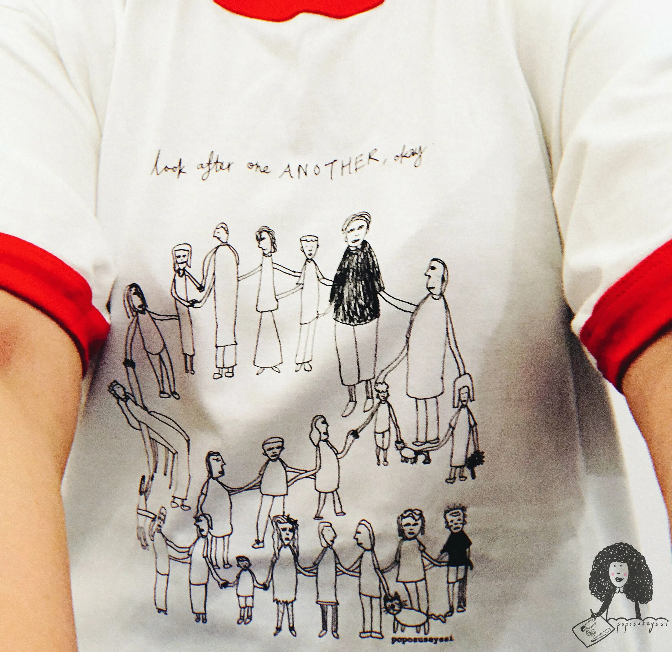 "Look After One Another, Okay" Ringer T-Shirt