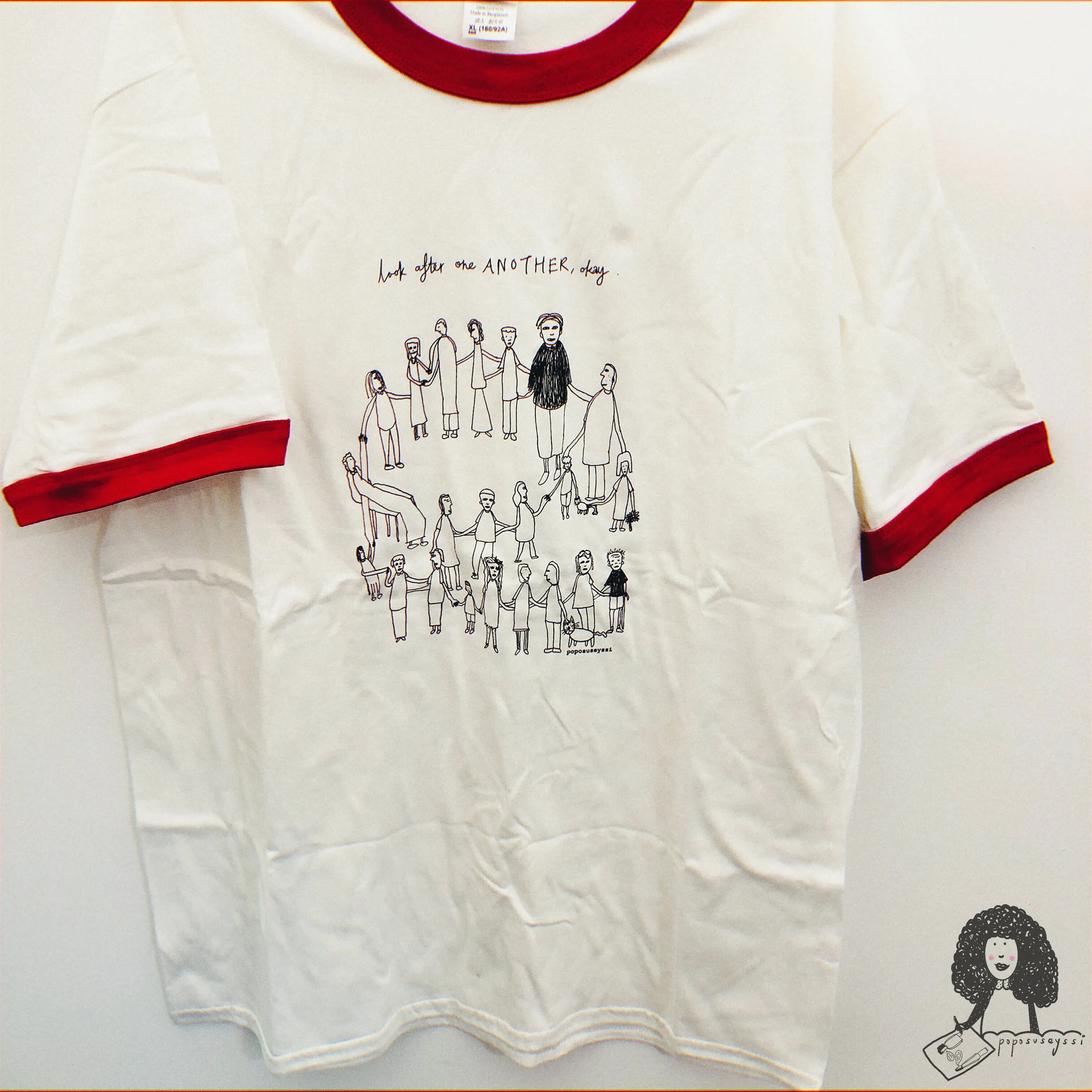 "Look After One Another, Okay" Ringer T-Shirt