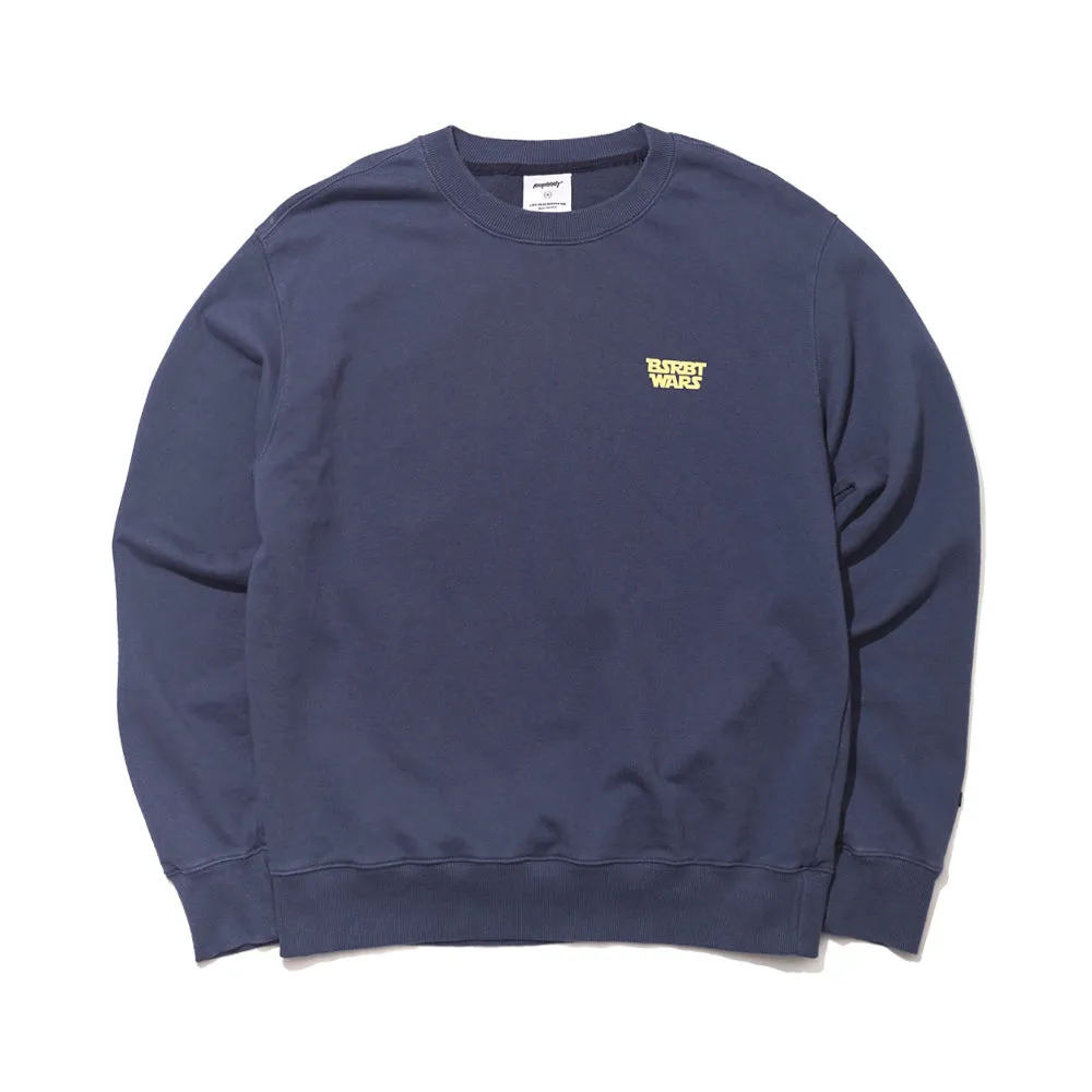 RABBIT WARS WELCOME DRY SWEAT SHIRT NAVY