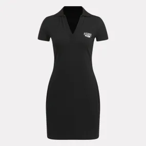 Reebok Apparel Women Classics Archive Essentials Polo Dress BLACK