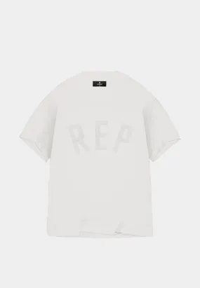 Represent Rep Applique T-Shirt Flat White