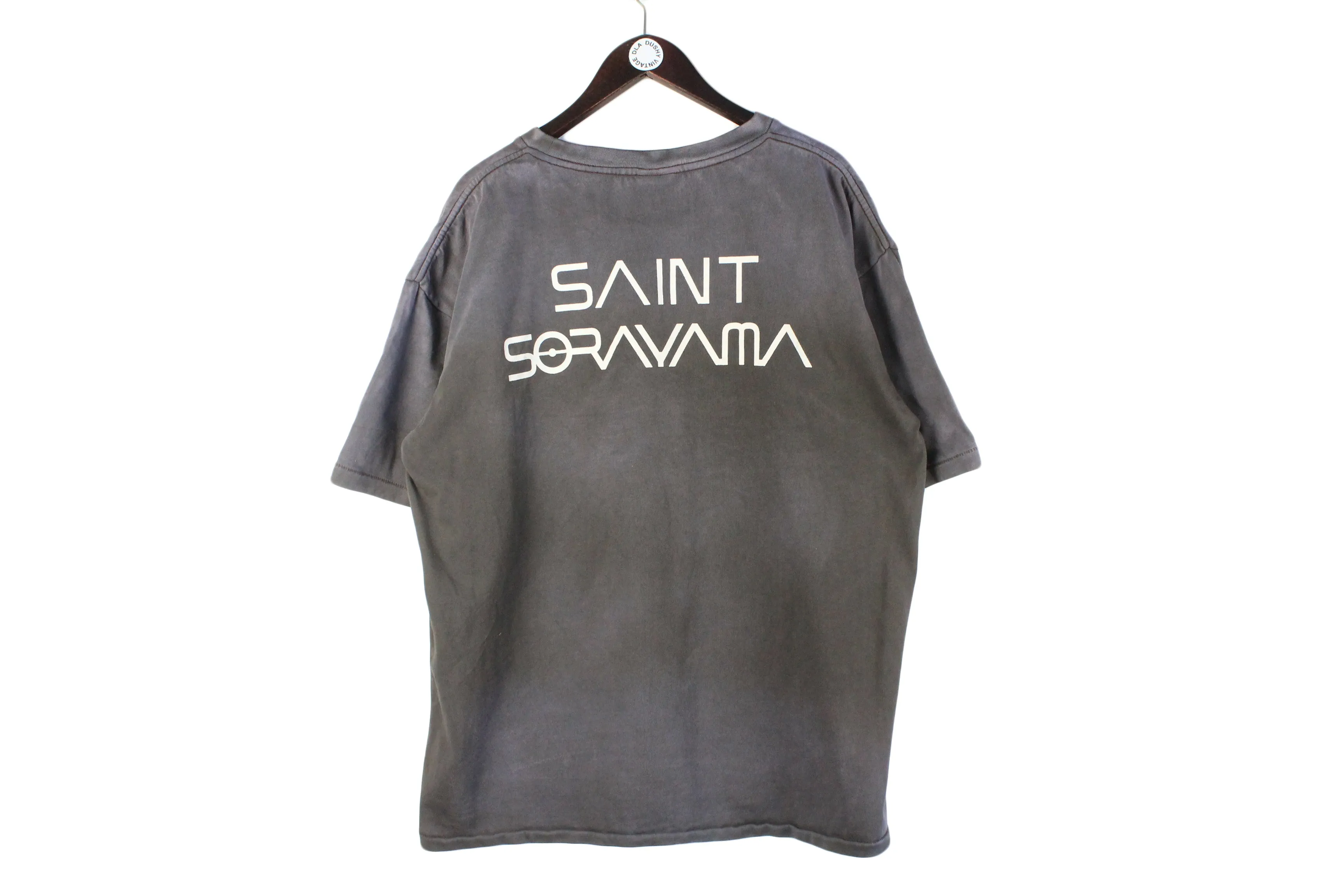 Saint Michael x Sorayama Faded T-Shirt XLarge