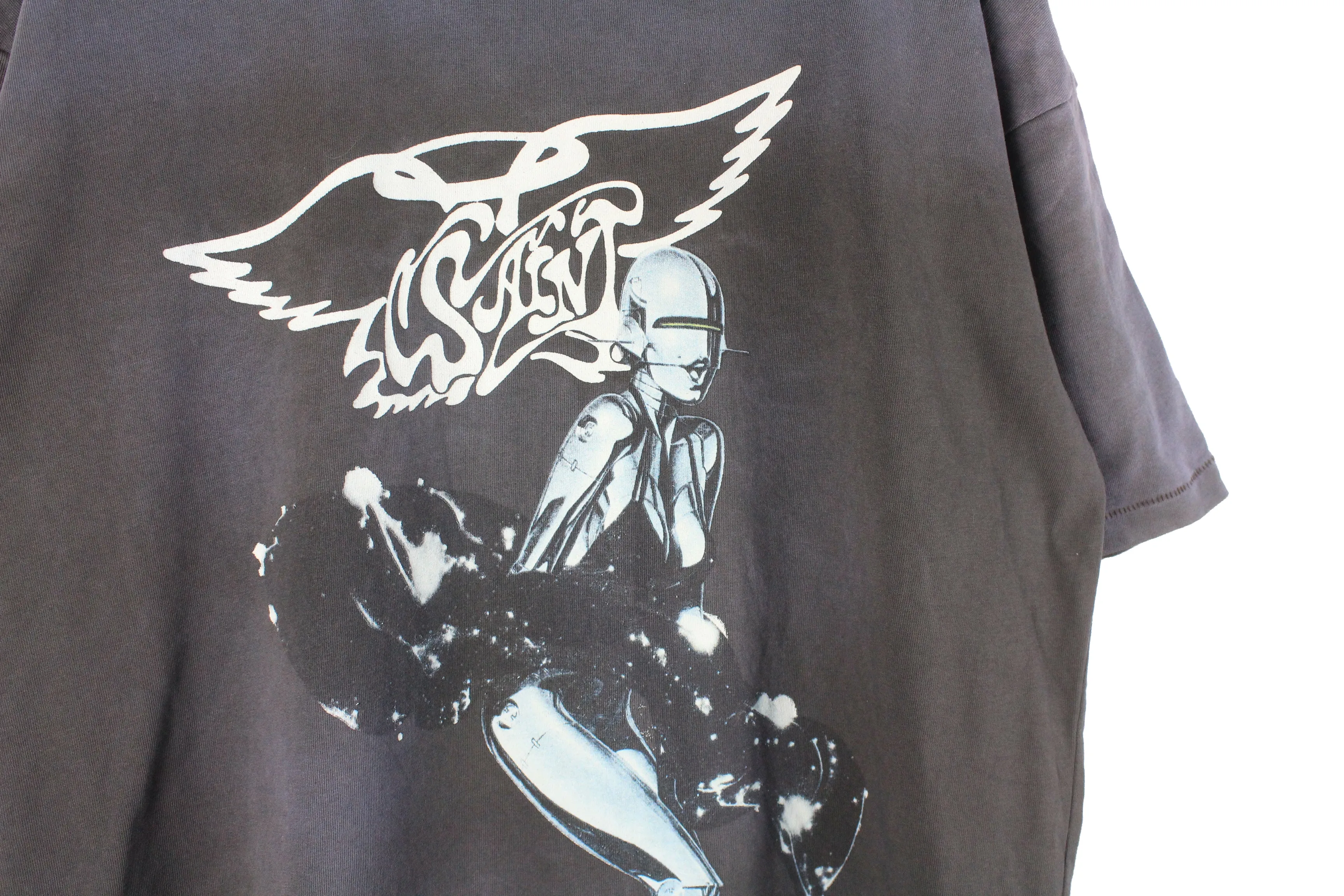 Saint Michael x Sorayama Faded T-Shirt XLarge