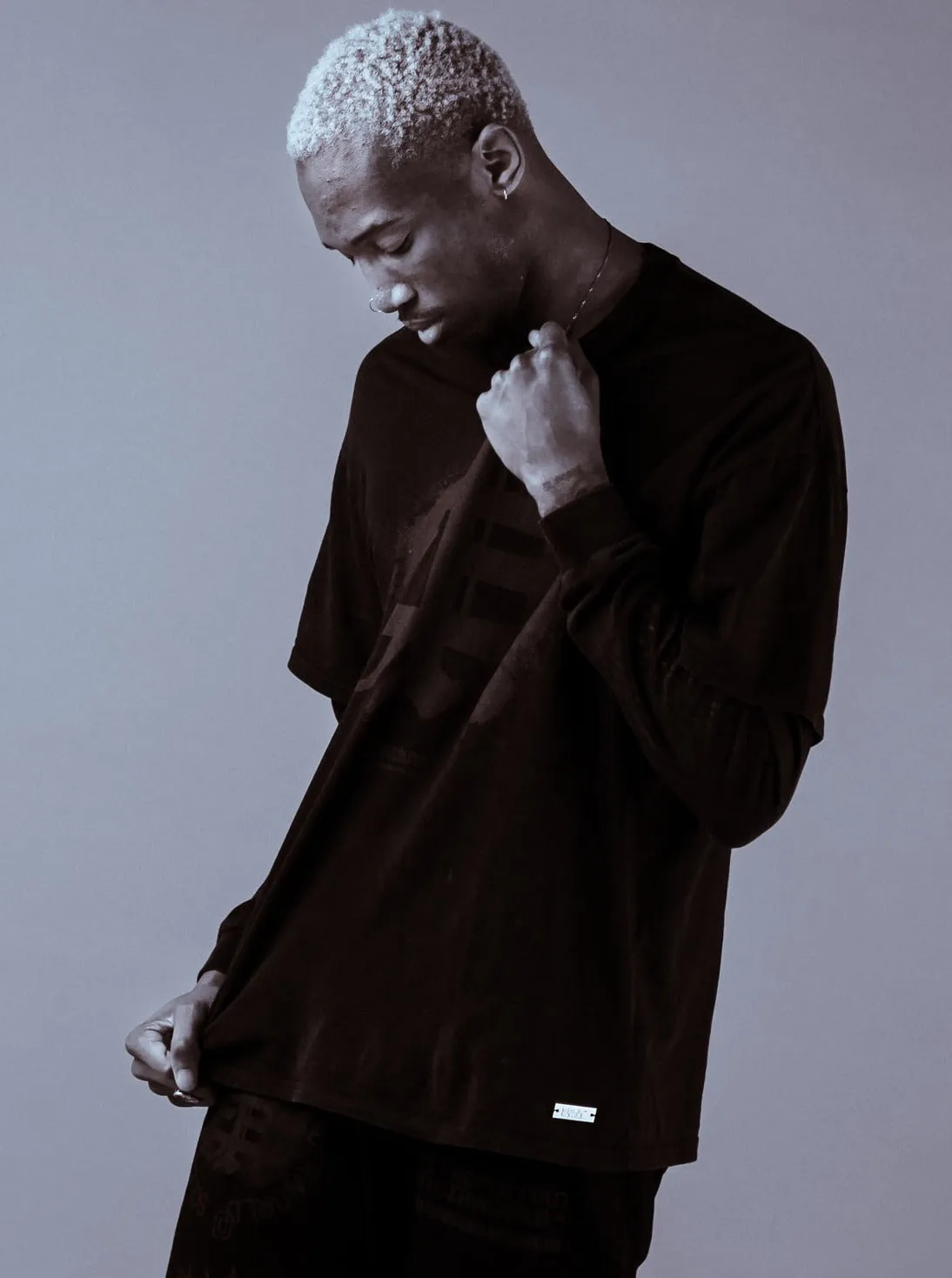 Sole et. Al Blackøut Double Layer Sleeve Tee