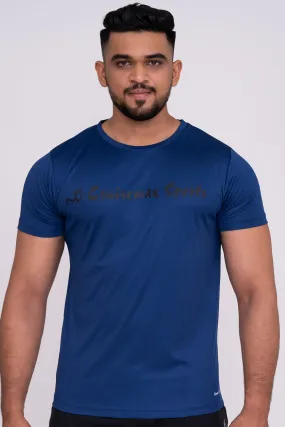 Solid Dye Round Neck T-Shirts Airforce Light Grey