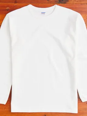 Stand Wheeler Heavyweight Longsleeve T-Shirt in Off White