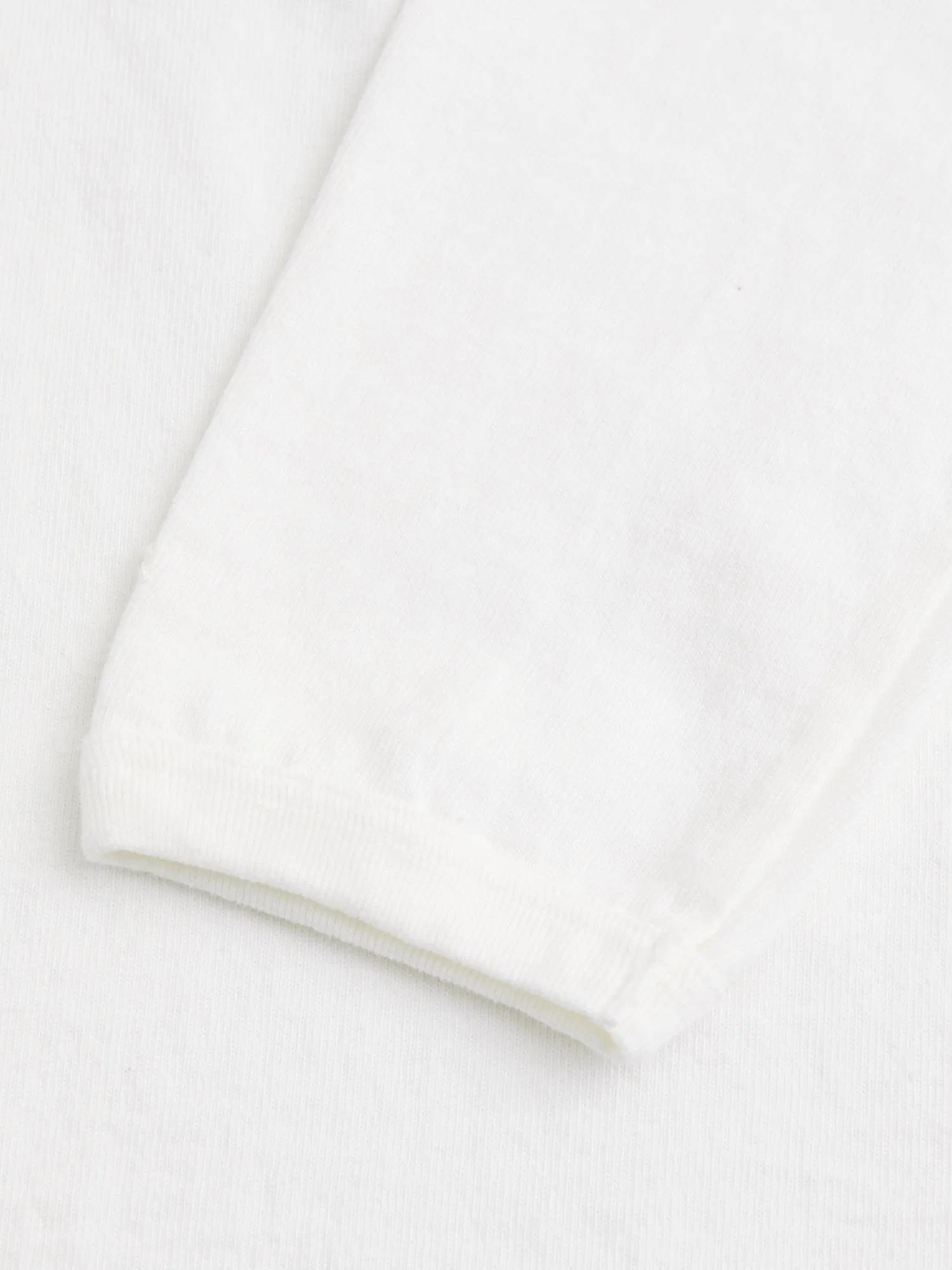 Stand Wheeler Heavyweight Longsleeve T-Shirt in Off White