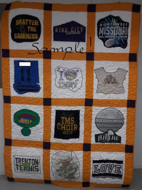 T-Shirt Quilts Made to Order