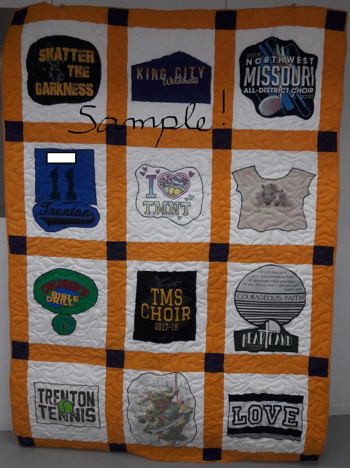 T-Shirt Quilts Made to Order