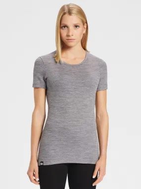 T-Shirt Skin Grey In Merino Wool | Rewoolution