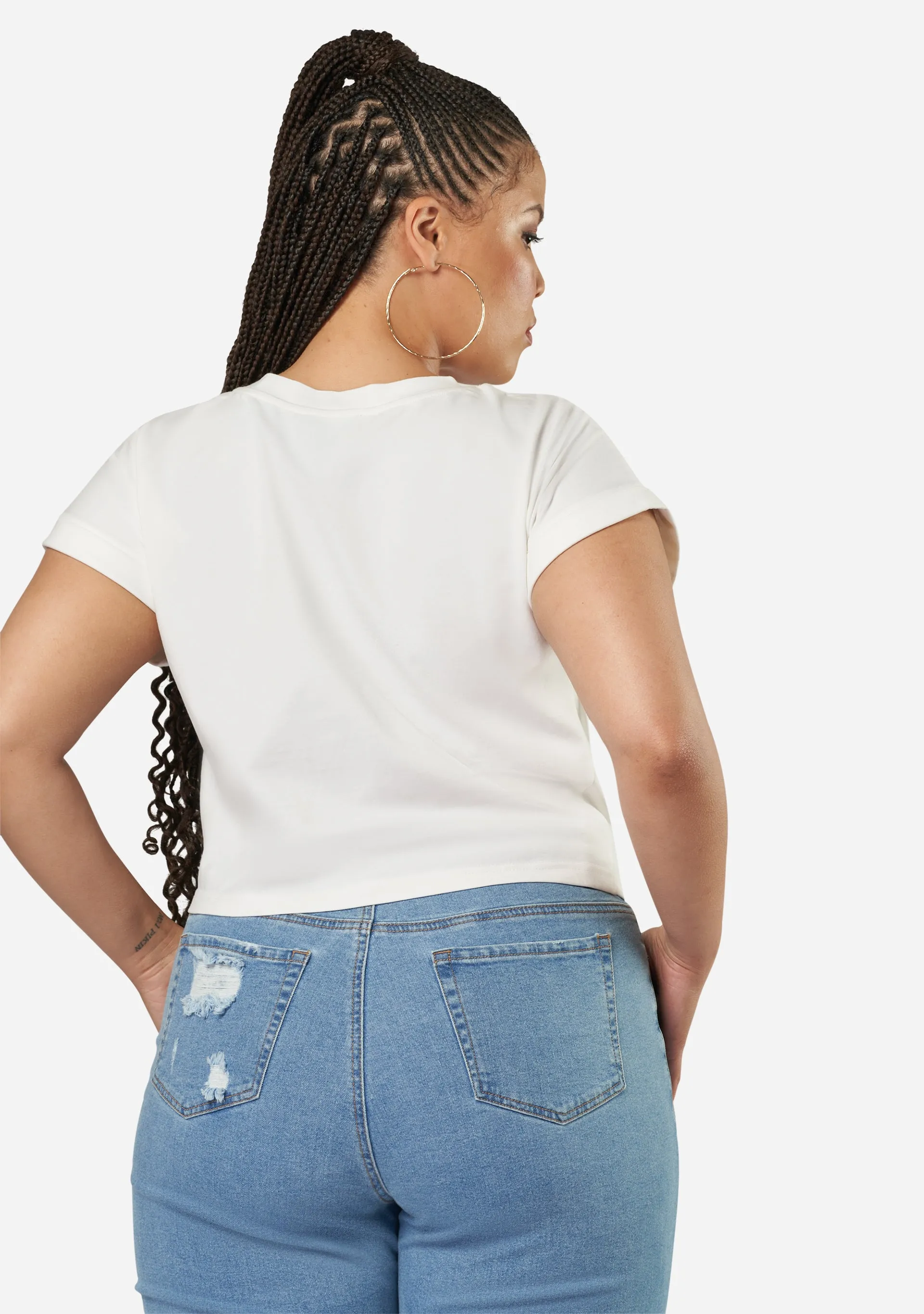 The Feared Crop Twist Tee