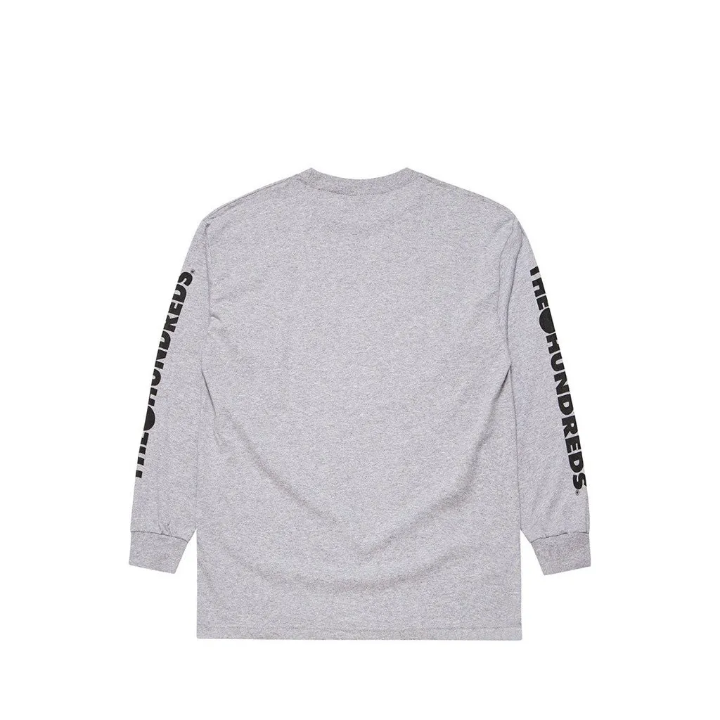 The Hundreds Forever Solid Bomb Crest L/S Tee - Heather