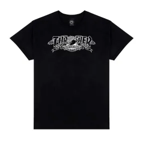 Thrasher x Anti Hero Mag Banner S/S Tee - Black