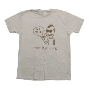 Toy Machine No Posers Tee - Oat Heather