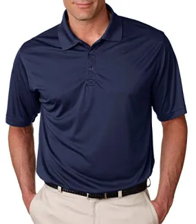 UltraClub Men's Cool & Dry Sport Performance Interlock Polo M NAVY