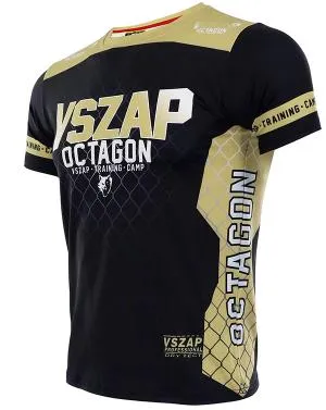 Vszap Octagon VT062 Muay Thai Dry Tech T-Shirt S-4XL Yellow