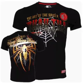Vszap Spider VT030 Muay Thai Boxing T-Shirt S-4XL Black