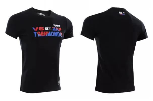 Vszap VT048 Taekwondo T-Shirt S-4XL Black