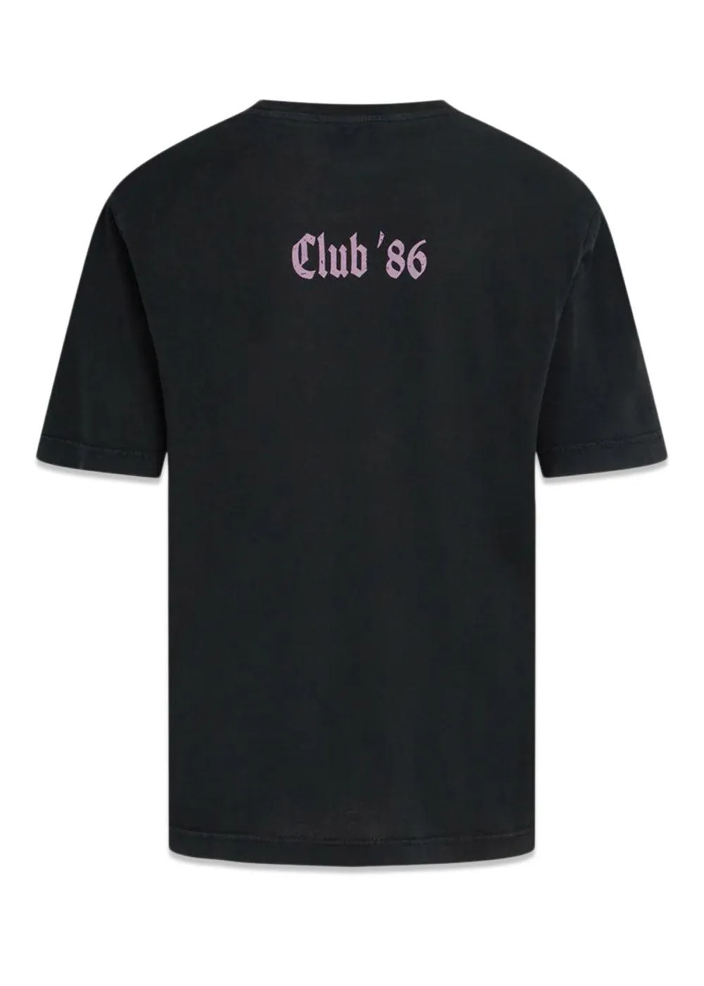 Washed Jersey Dassel Tee - Black/Cotton Candy