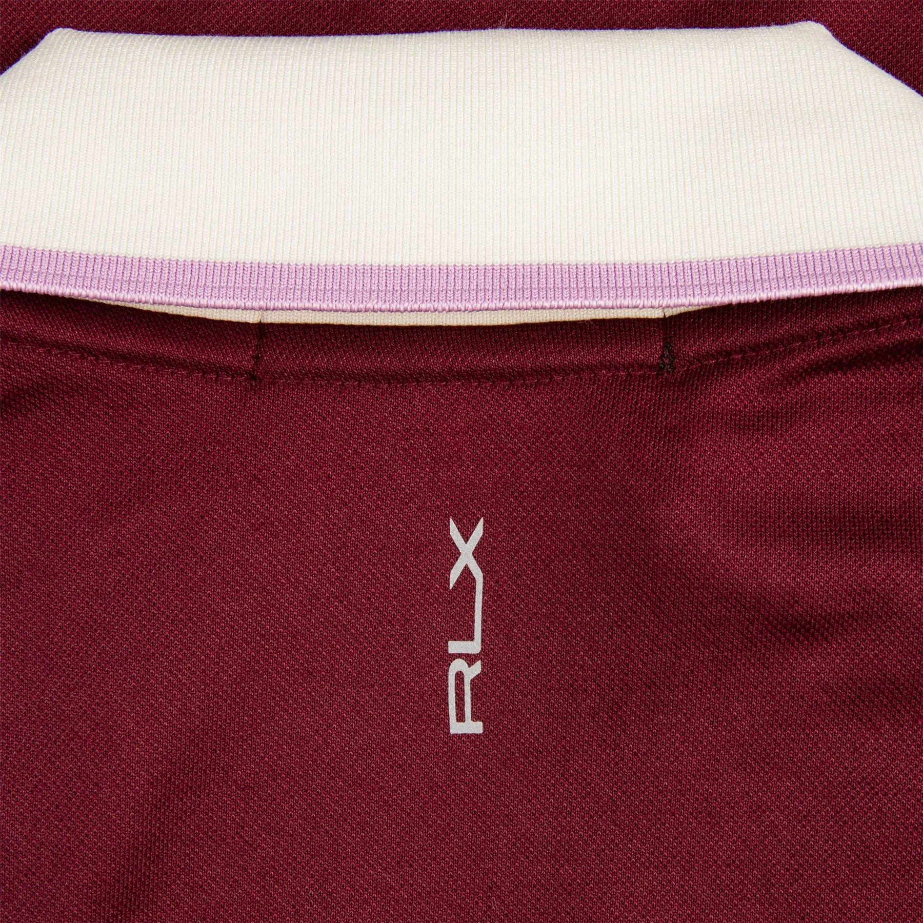 Womens Sleeveless Tour Pique Cricket Polo Harvard Wine/Light Mauve/Chic Cream - AW23