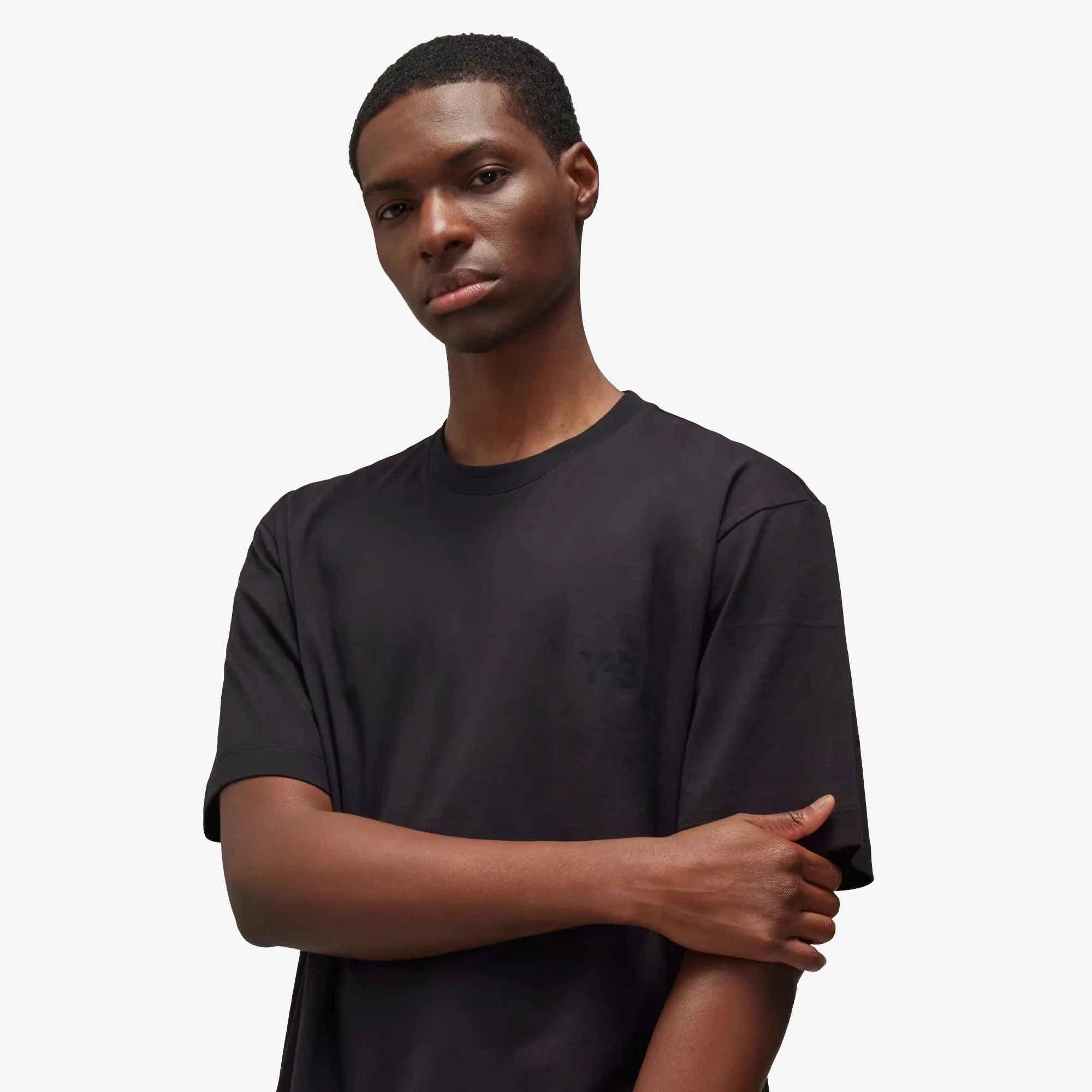 Y-3 | GRAPHIC SHORT SLEEVE TEE { BLACK