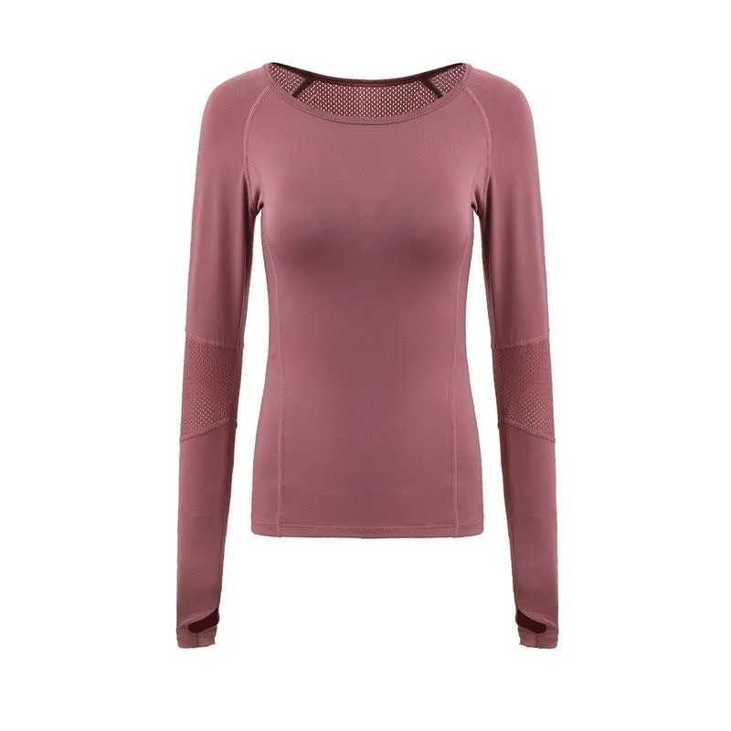 Yoga Fitness Sporty Quick Dry T-Shirt Slim Look Activewear